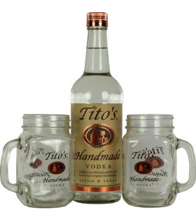 Titos Vodka 0,7l Gläser Set