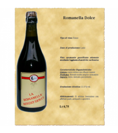 G.vini Romanella Rosso Dolce