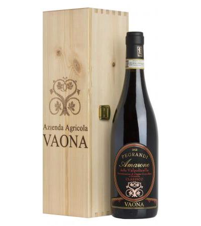 Amarone DOCG "Pegrandi" wooden box Vaona Odino