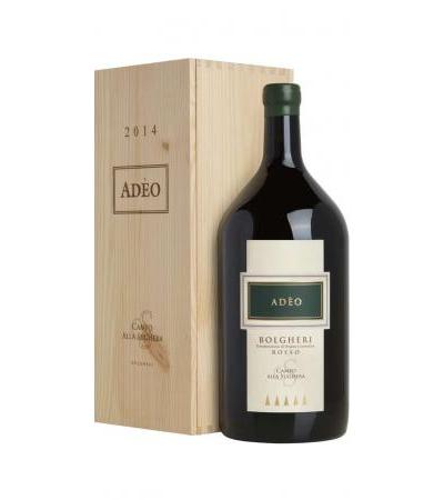 Double Magnum 3 Liters Bolgheri "ADÈO" DOC in Wooden Box Campo alla Sughera
