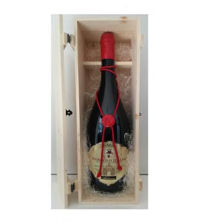 Jéroboam Magnum 5 liters Nebbiolo d'Alba in wooden box Salvano