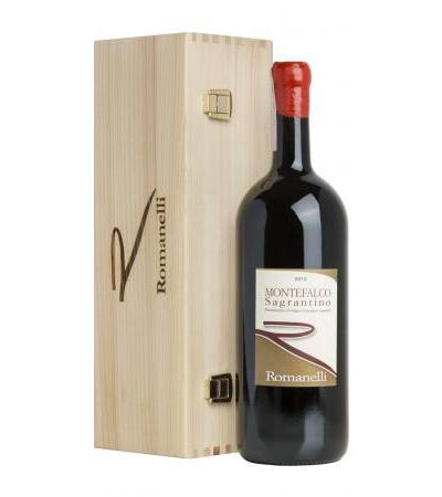 Magnum 1,5 L. Sagrantino di Montefalco DOCG 2010 "in Wooden Box" Romanelli