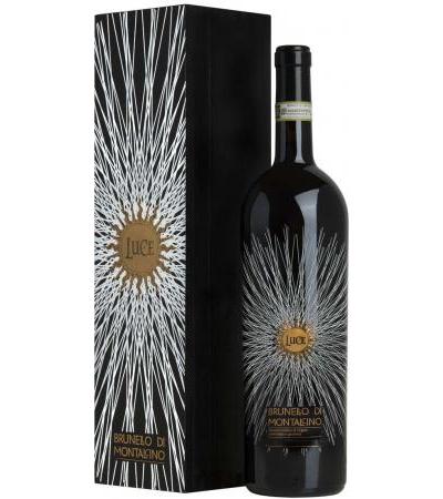 Magnum 1,5 Liters Brunello di Montalcino"LUCE" DOCG In Wooden Box FRESCOBALDI LUCE DELLA VITE
