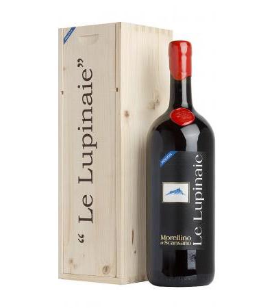 Magnum 1,5 liters Morellino di Scansano RISERVA DOCG in wooden box Le Lupinaie