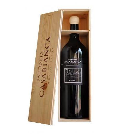 Magnum 1,5 Litri Chianti Riserva "Belsedere" 2008 In Wooden Box Fattoria Casa Bianca