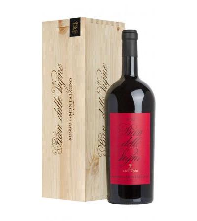 Magnum Rosso di Montalcino "Pian delle Vigne" DOC in cassa di legno Antinori