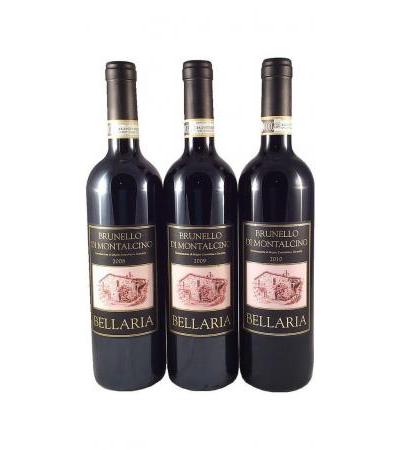 Verticale Brunello di Montalcino "Bellaria" Docg 2010 - 2011 - 2012 Bellaria