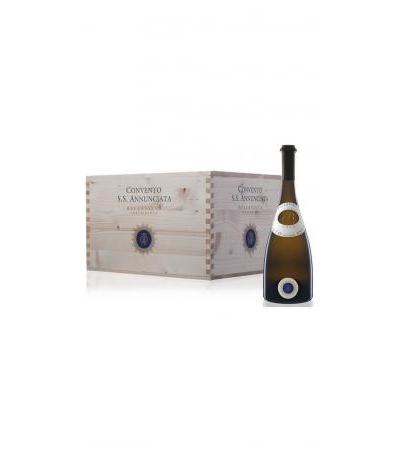 Wooden box 6 bottles Convento Santissima Annunciata Doc Bellavista