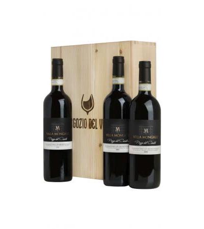 Wooden Box Verticale 2004 - 05 - 06 Sagrantino di Montefalco "Pozzo del Curato" Villa Mongalli