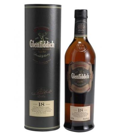 Glenfiddich 18 Year Old Single Malt Scotch Whisky