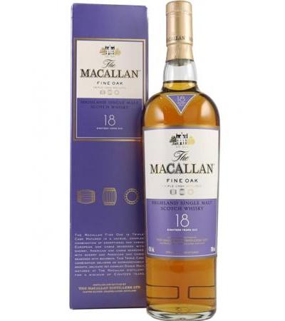 Macallan 18 Year Old Single Malt Scotch Whisky