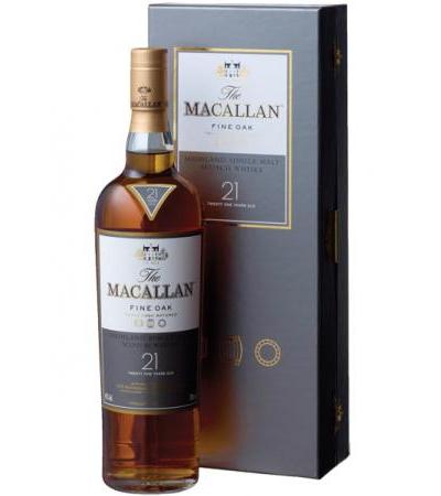 Macallan 21 Year Old Fine Oak Single Malt Scotch Whisky