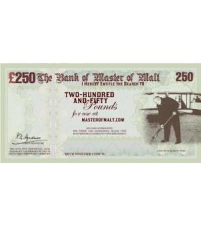 £250 Master of Malt Gift Voucher