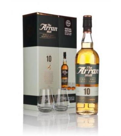 Arran 10 Year Old Gift Pack with 2 Glasses