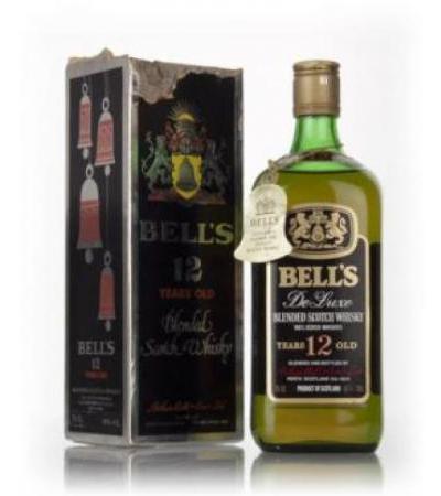 Bell's 12 Year Old De Luxe (Black Christmas Box) - 1970s