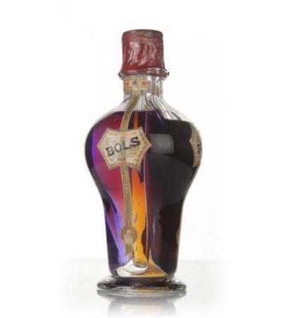 Bols Four Compartment Liqueur Bottle (Apricot Brandy, Cherry Brandy, Partfait Amour, Crème de Menthe) - 1950s