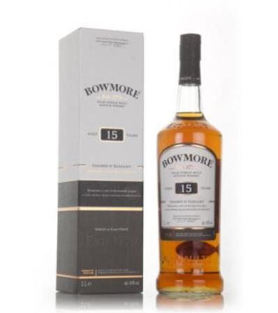 Bowmore 15 Year Old - Golden & Elegant 1L