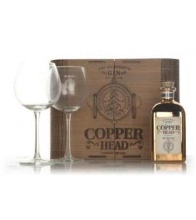 Copperhead Luxe Box Gift Pack with 2x Glasses