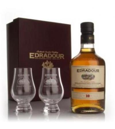 Edradour 10 Year Old with 2x Glasses
