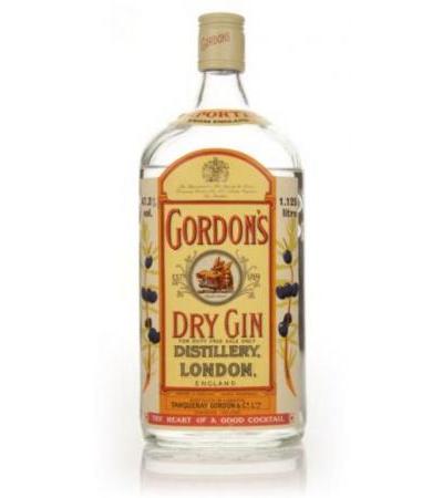 Gordon's London Dry Gin 1.125L - 1970s (Low Fill Level)
