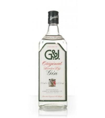 Greenall's Original London Dry Gin (37.5%) - 1980s