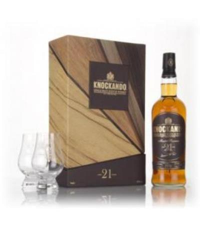 Knockando 21 Year Old 1994 Master Reserve Gift Set with 2x Glasses