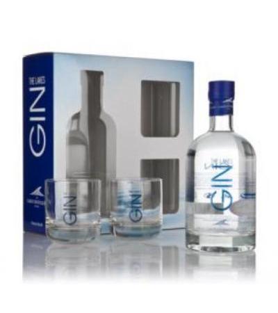 The Lakes Gin Gift Pack with 2x Glasses