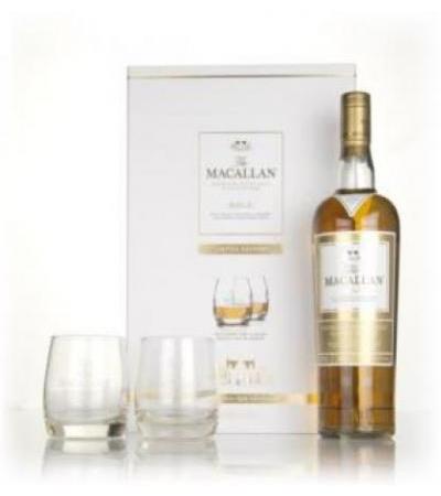 The Macallan Gold - 1824 Series Gift Pack with 2x Glasses