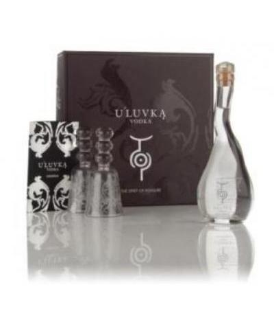 U'Luvka Vodka Gift Pack with 2x Glasses (10cl)