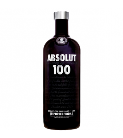 Vodka Absolut 100 Black 1 Lt