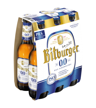 Bitburger 0,0% Alkoholfrei 6x0,33l
