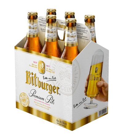 Bitburger Pils Open Basket 6x0,5l