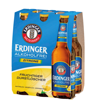 Erdinger alkoholfrei Zitrone 6x0,33l