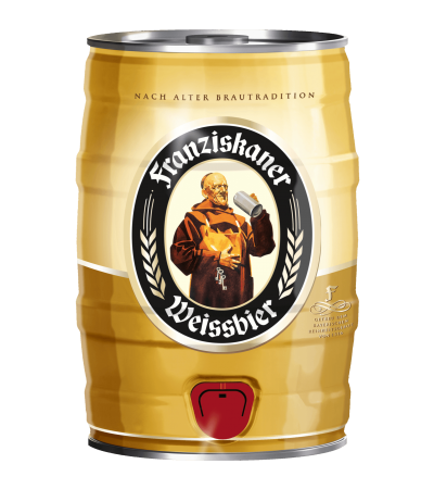 Franziskaner Hefe-Weißbier Hell Fass 5l