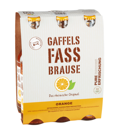 Gaffels Fassbrause Orange 6x0,33l
