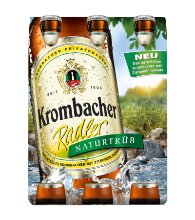Krombacher Radler naturtrüb 6x0,33l