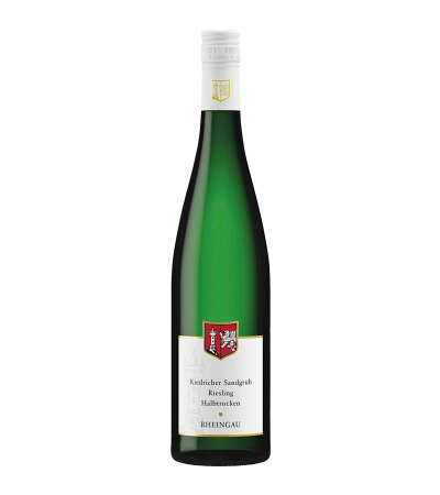 Kiedricher Sandgrub Rheingau Riesling Qualitätswein halbtrocken 0,75l