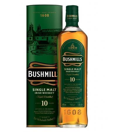 Bushmills Single Malt, 10yo Single Irish Malt Whiskey 40% 1L