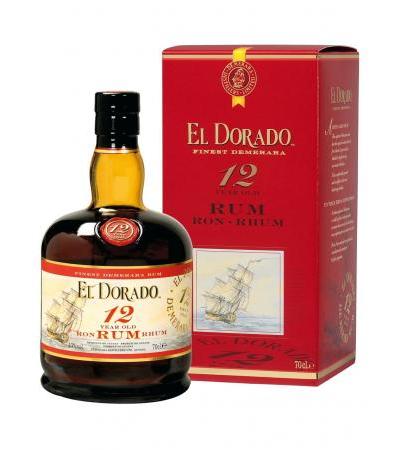 El Dorado Rum 12yo 40%, Gift box 0.7L