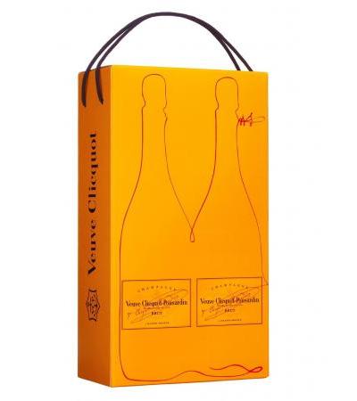 Veuve Clicquot Brut, white Twinpack 2x0.75L, giftbox