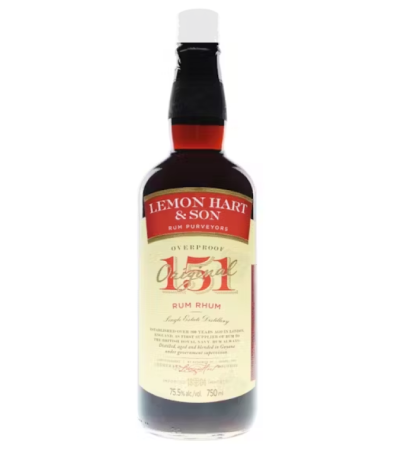 Lemonhart 'Overproof 151' Rum 750ml