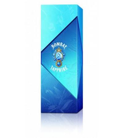 Bombay Sapphire London Dry Gin in Geschenkpackung 