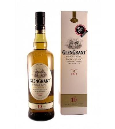 Glen Grant 10 Jahre Speyside Single Malt Scotch Whisky 