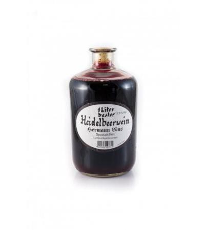 Hermann Löns Heidelbeerwein Apothekerflasche