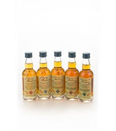 Rum Malecon Tasting-Set 5 Fl. á 0,05 Liter je 1x Fl. 12,15,18,21,25 Jahre 