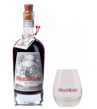 Set: Hirschrudel + Glas 