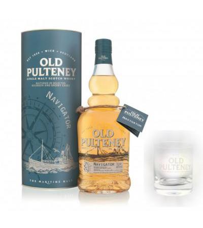 Set: Old Pulteney Navigator + Whisky Tumbler 