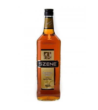 Szene brauner Rum braun