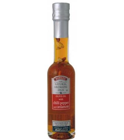 Olivenöl »Ferran Adrià« - mit Chili und Kardamom - 0,2 L.