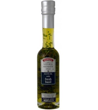 Olivenöl »Ferran Adrià« - mit frischem Basilikum - 0,2 L.